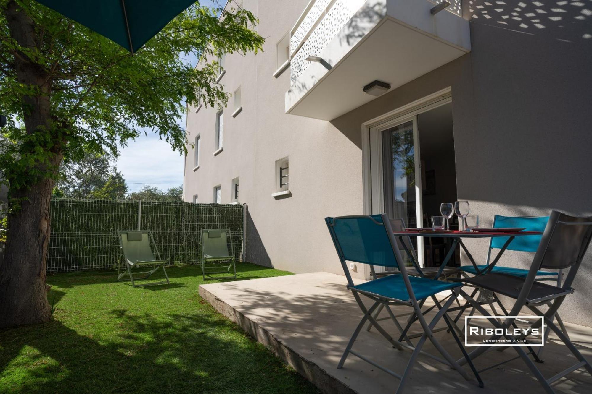 Vias-Plage - Superbe T1 A 100M De La Plage Exterior photo